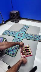 Unboxing and Review of Pachisi Pagade Thayam Chaupad Chopat Ludo Indian Traditional Board Game Ashta Chamma, Chowka Bara, Katta Mane, Taayam Oldest Game