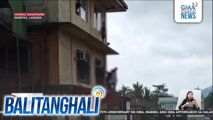 Ilang kabataan, delikadong umaakyat sa bubong para tumalon sa katabing ilog | Balitanghali