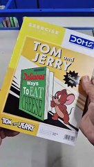 Unboxing and Review of DOMS king size viral tom and jerry notebook