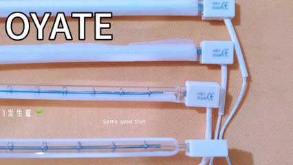 354mm 1500W Double White Coated Halogen Infrared Heating Lamp Industrial Infrared Heat Lamp