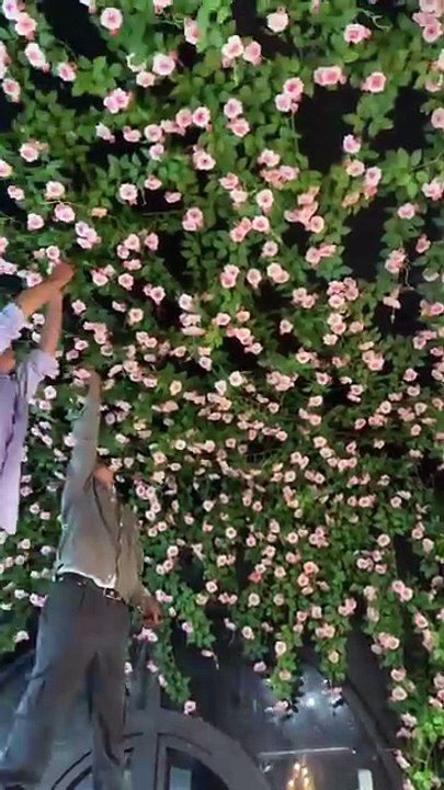 Thi công gian Hòa Hồng Giả | Không gian cây giả decor ấn tượng & đẳng cấp