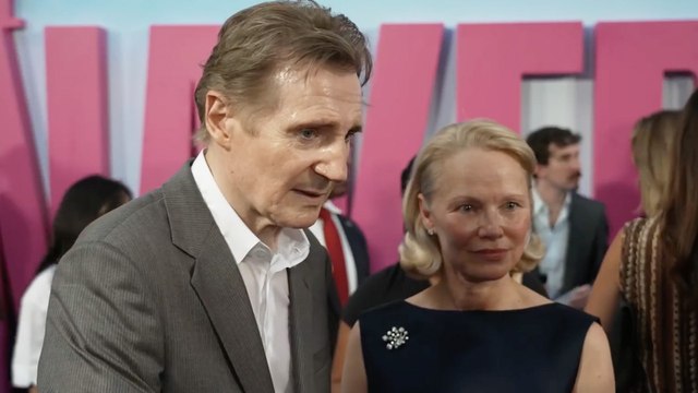 Liam Neeson & Pamela Anderson on Their Dynamic as a Comedy Pair in 'The Naked Gun' | THR Video