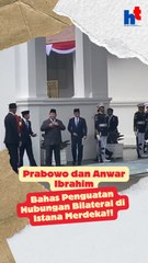 Prabowo dan Anwar Ibrahim, Bahas Penguatan Hubungan Bilateral di Istana Merdeka!!