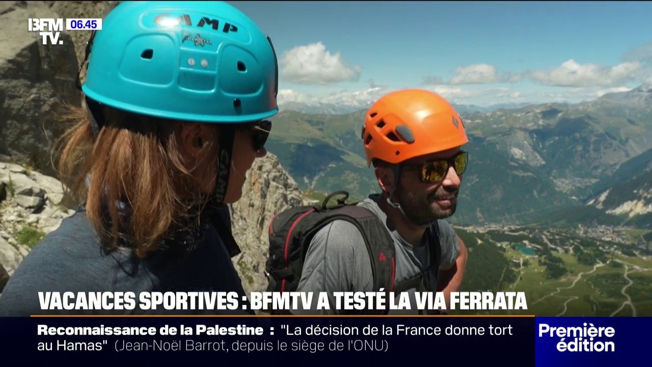 Vacances sportives: BFMTV vous emmène sur la via ferrata la plus haute de France