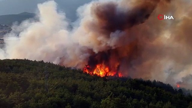 Karabük’te orman yangını büyüyor, iki mahalle tahliye edildi