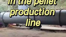 This is a live video of the crushing and drying section of the pellet production line.
