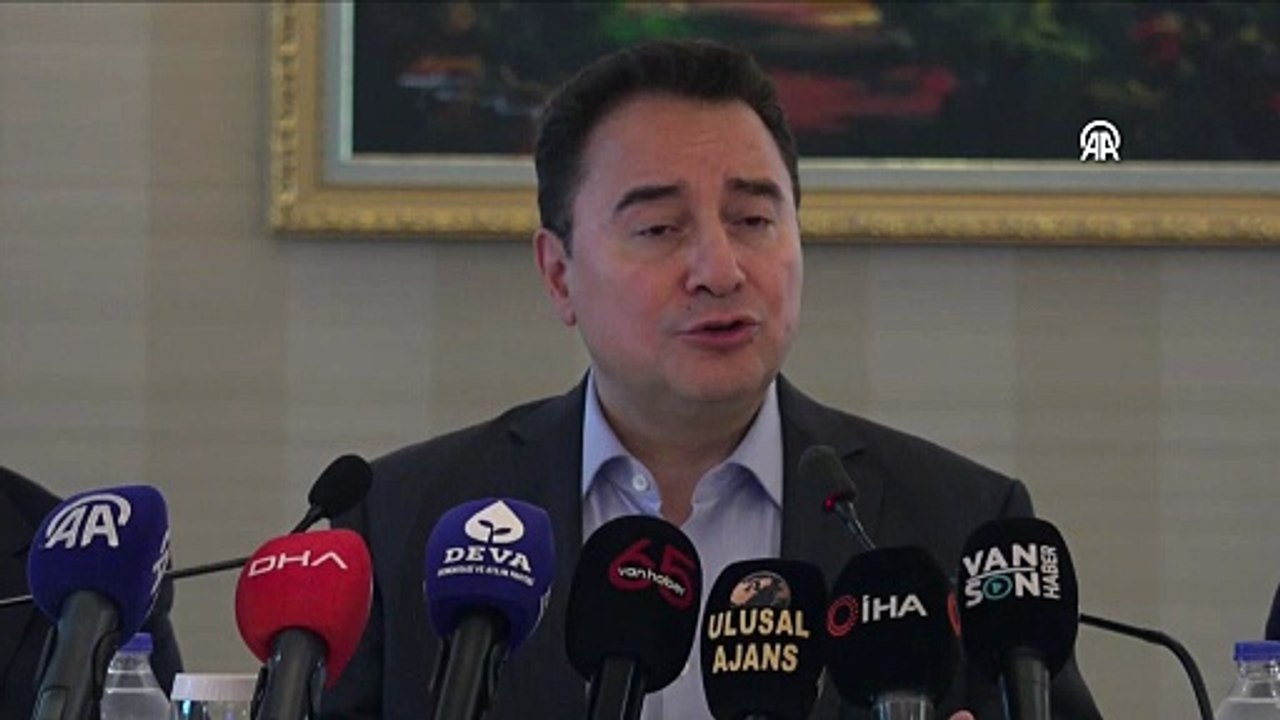 DEVA Partisi Genel Başkanı Babacan, Van'da konuştu