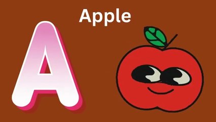 Alphabet Phonics Song – A for Apple  TWO Words per Letter with Sounds for Babies