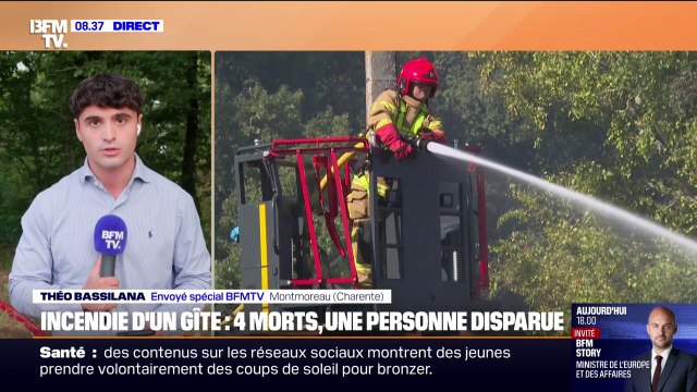 Incendie d'un gîte en Charente: une personne toujours portée disparue