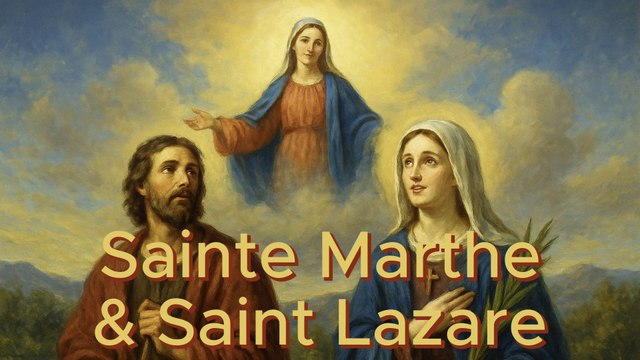 Sainte Marthe et Saint Lazare – Les amis intimes de Jésus (29 juillet)
