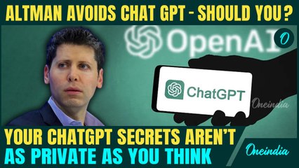 ChatGPT Secrets Could Haunt You In Court | Sam Altman Himself WARY Of AI Accessing His Data