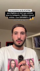 Jennie, Lisa, Jisoo et Rosé pas éligibles à la catégorie ‘’Meilleur Nouvel Artiste’’ aux GRAMMYS ? 🤯