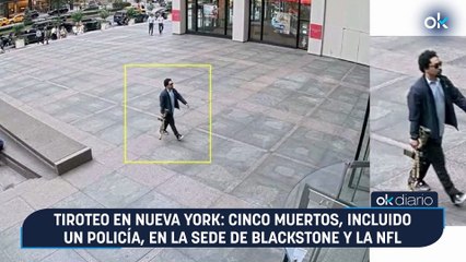Tiroteo en Nueva York: cinco muertos, incluido un policía, en la sede de Blackstone y la NFL