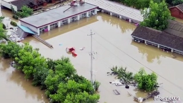 Cina, piogge torrenziali e inondazioni: almeno 30 morti a Pechino
