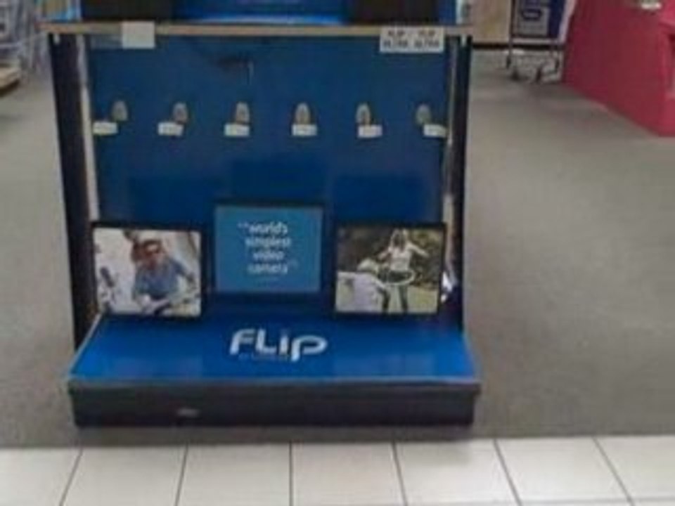 Flip camera stand