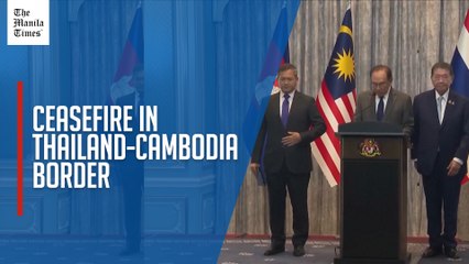Thailand and Cambodia agree to 'immediate and unconditional' ceasefire