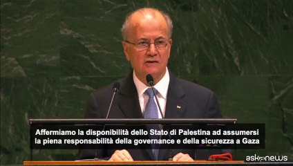 M.O., premier palestinese: Hamas deve deporre le armi