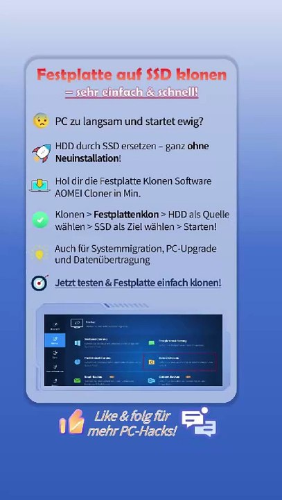 🚀 Alte Festplatte? Rüste jetzt auf SSD um – ohne Windows neu zu installieren!