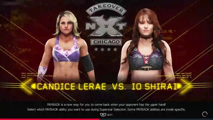 💖WWE💖💥"NXT TAKEOVER TORONTO 2" - CANDICE LERAE VS LO SHIRAI💥ABONNES-TOI STP🙏💖 MERCI 🙏💖💥