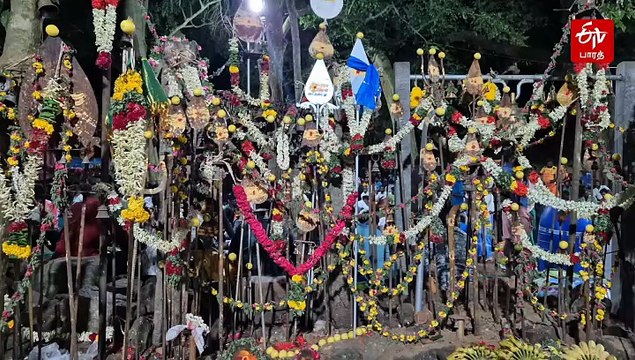 நத்தம் அருகே ஆண்கள் மட்டுமே பங்கேற்ற வினோத திருவிழா... கிடா கறி விருந்து!