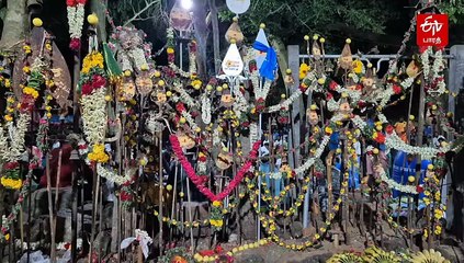 நத்தம் அருகே ஆண்கள் மட்டுமே பங்கேற்ற வினோத திருவிழா... கிடா கறி விருந்து!