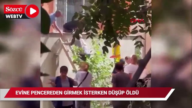5'inci kattaki evine pencereden girmek isterken düşen Kadir Can, öldü