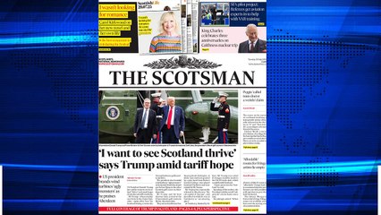 Scotsman Bulletin Tuesday 29 July Trump visit