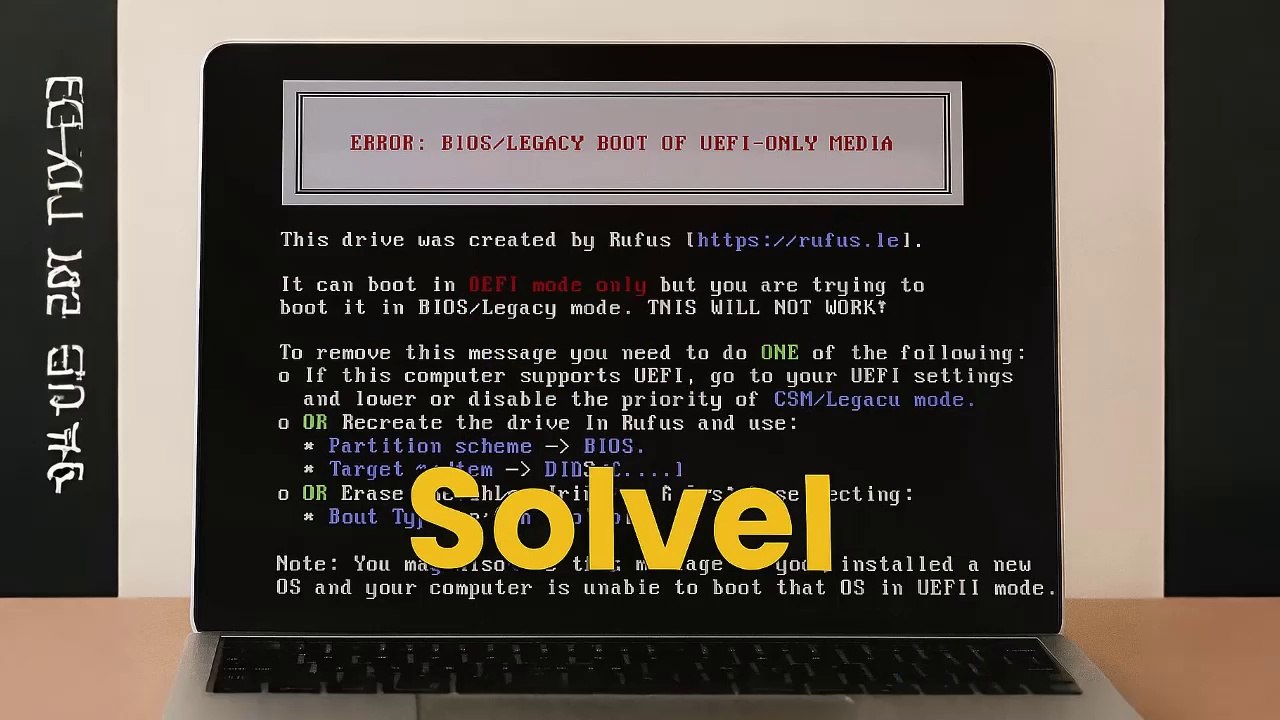 How To Fix "BIOS Legacy Boot of UEFI-Only Media" Error | Rufus Bootable USB Solution ✅efi-only media rufus