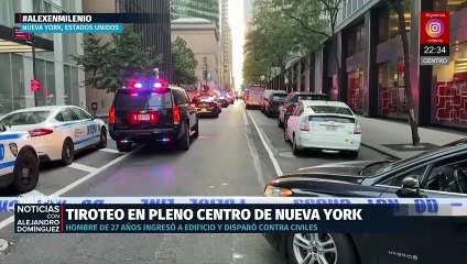 Tiroteo en Midtown Nueva York desata pánico y deja un detenido armado con rifle