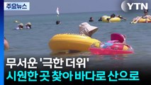 무서운 '극한 더위'...시원한 곳 찾아 바다로 산으로 / YTN