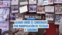Álvaro Uribe, condenado por manipulación de testigos y soborno en un juicio histórico en Colombia