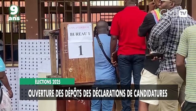 [#Reportage] Élections 2025 : ouverture des dépôts des déclarations de candidatures