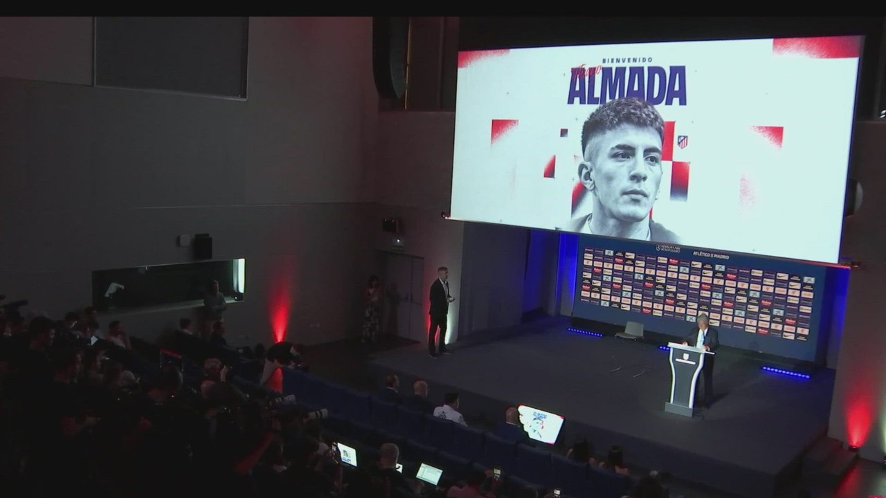 DISCURSO de ENRIQUE CEREZO completo en la PRESENTACIÓN de THIAGO ALMADA como jugador del ATLÉTICO de MADRID