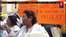 Mujeres taxistas se manifiestan en Xalapa exigiendo justicia por muerte de Irma Hernández