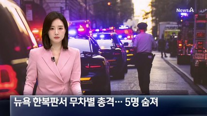뉴욕 한복판서 무차별 총격…5명 숨져