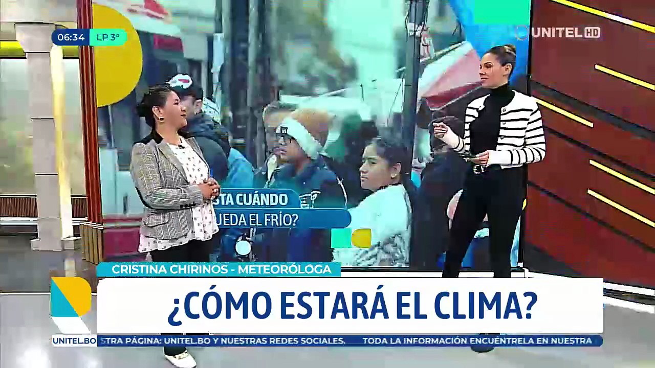 ​Un día más de frío y cambiarán las condiciones climáticas