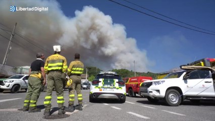 Muere un bombero forestal en un accidente cuando se dirigía al incendio de Ávila