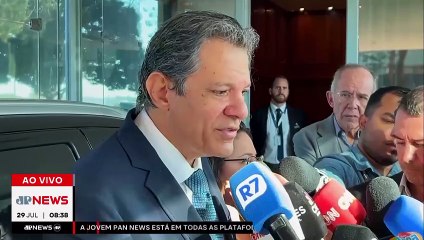 Haddad sobre tarifa de Trump: “Foco é uma resposta dos EUA as duas cartas”