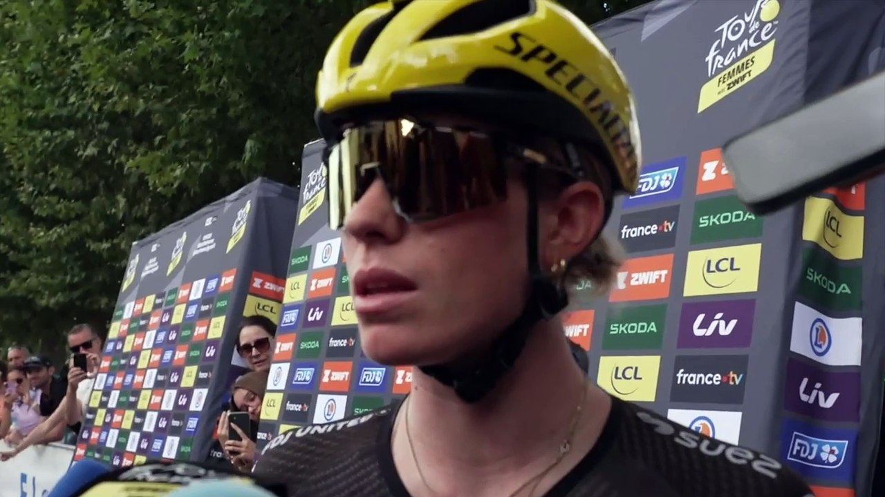 Tour de France Femmes 2025 - Demi Vollering : "Je me sens pas mal, j'ai eu de bonnes nouvelles donc..."