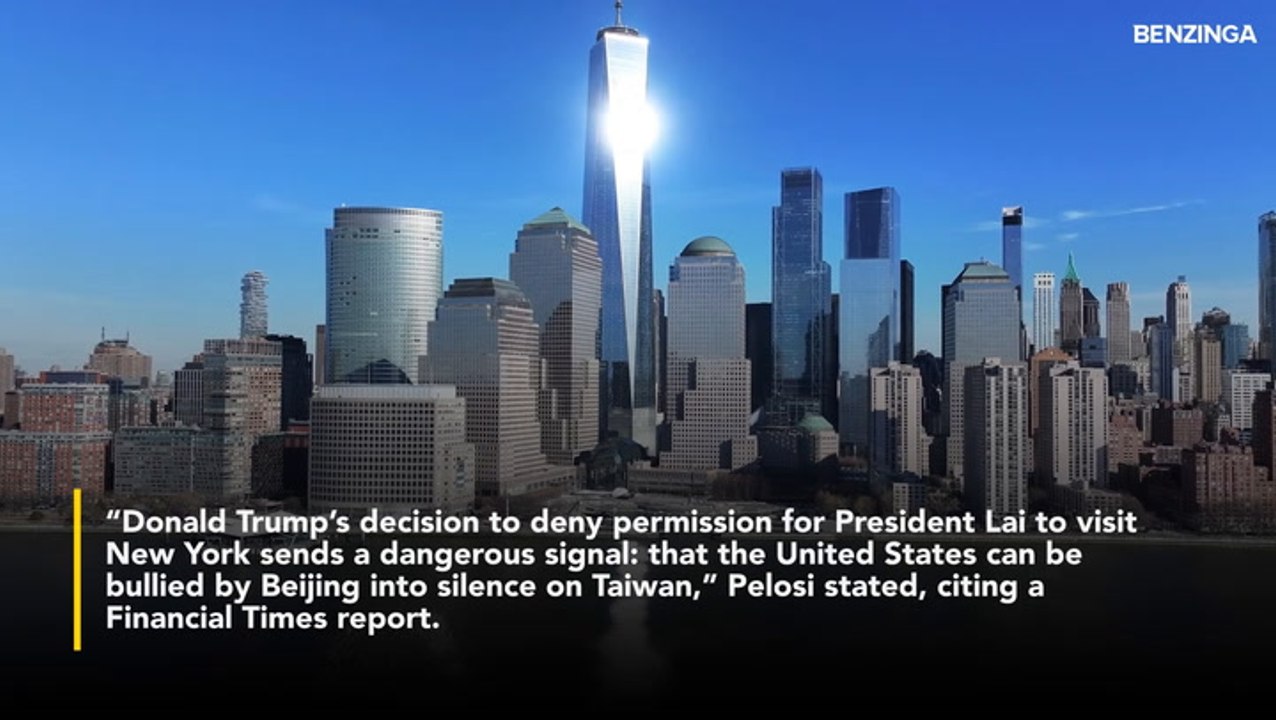 Nancy Pelosi Slams Trump For Blocking Taiwan Leader's NYC Visit—Says US Looks 'Bullied By Beijing,' Calls It A Win For Xi Jinping Amid Trade Talks