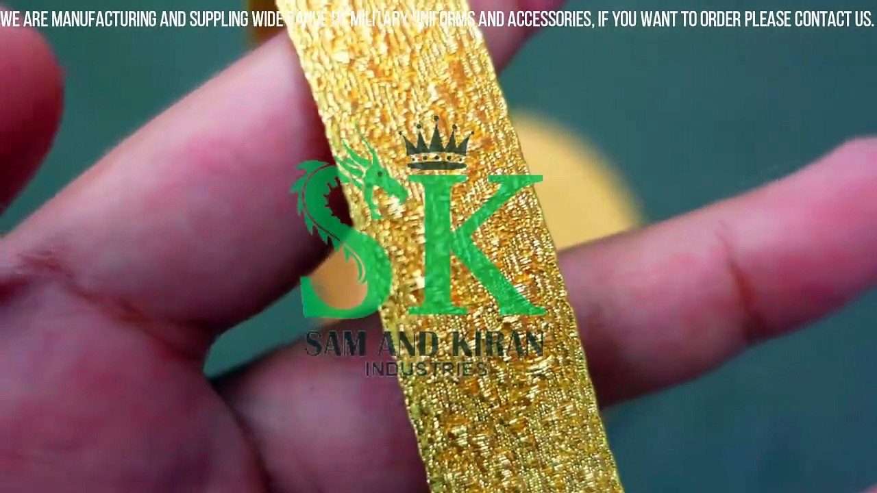Military Gold Braid Suppliers, Gold Braid for Military Uniform, Military Braid Wholesale