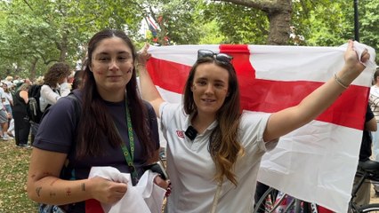 ‘They don’t know what it means!’ England fans laud Lionesses at bus parade