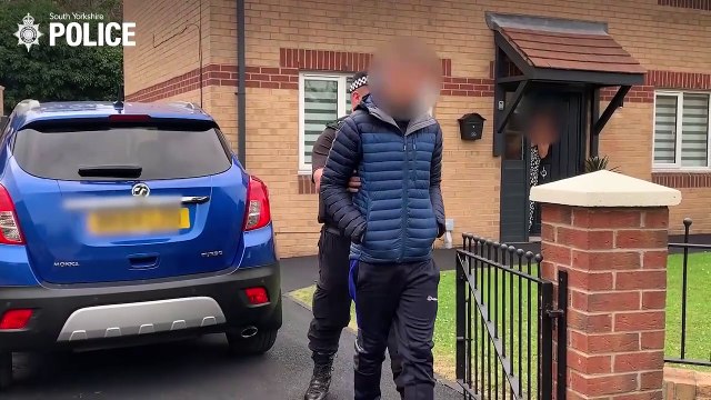 Manvers disorder arrests: Watch as officers arrest people on suspicion of violent disorder