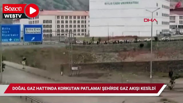 Doğal gaz hattında korkutan patlama! Şehirde gaz akışı kesildi