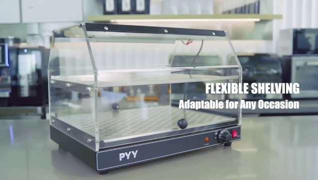 Review about this LED PYY commercial pizza/Pastry/ Food warmer countertop machine