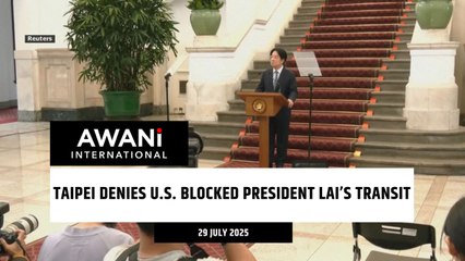 Taipei denies U.S. blocked President Lai’s transit