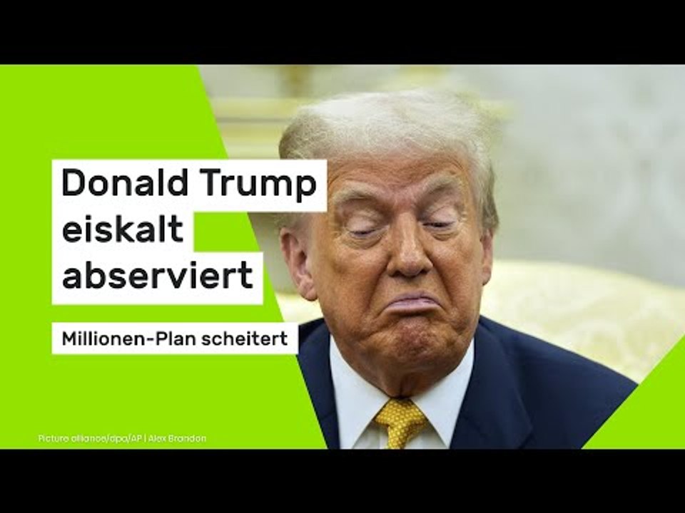 Donald Trump eiskalt abserviert: Millionen-Plan scheitert