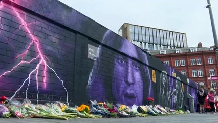 Fans pay respects to Ozzy Osbourne at various locations in his hometown of Birmingham, U.K.