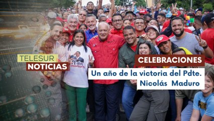 Fuerzas revolucionarias marcharon para celebrar la victoria electoral