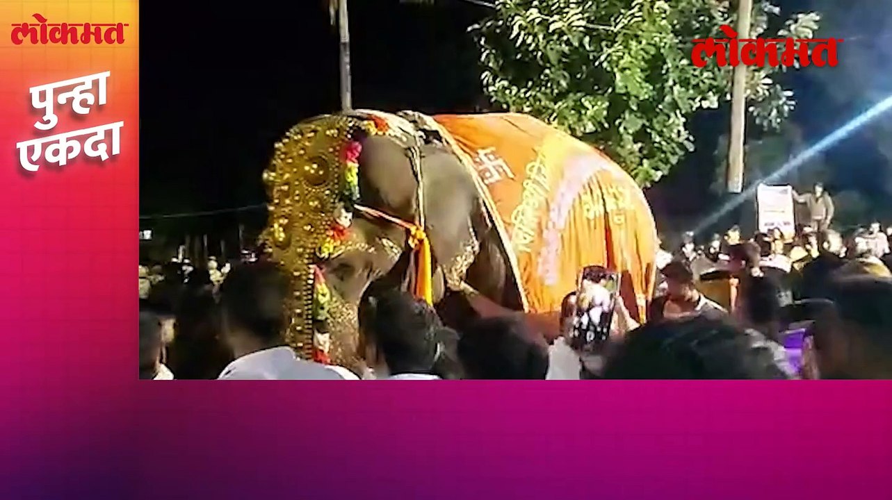 महादेवीला निरोप देताना दगडफेक, १०० हून अधिक जणांवर गुन्हा दाखल